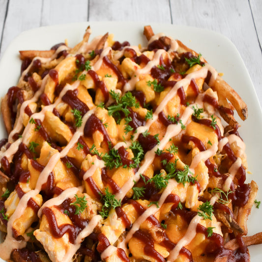 BBQ & cheese Loaded Fries